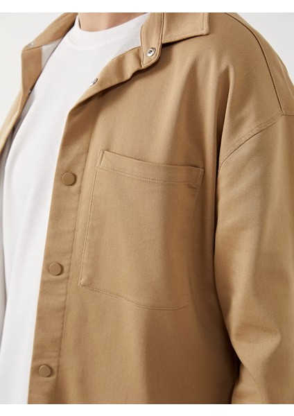 Yeni Sezon Rahat Kalıp Uzun Kollu Erkek Gömlek Ceket modelleri