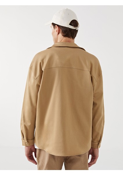 Yeni Sezon Rahat Kalıp Uzun Kollu Erkek Gömlek Ceket fırsatları