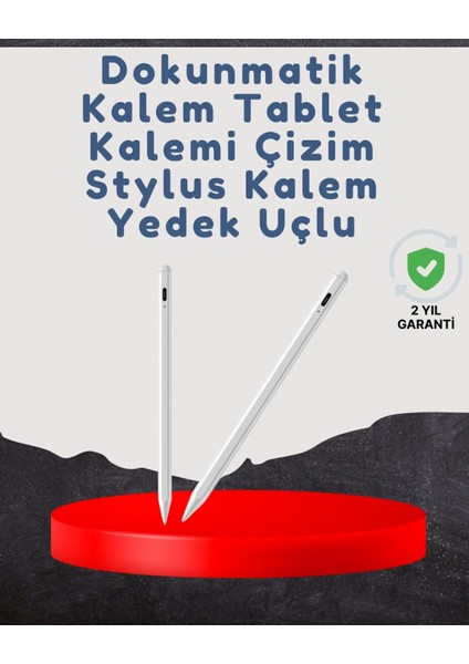 Yüksek Hassasiyetli Eğim Sensörlü Dijital Kalem – Usb-C Hızlı Şarjlı