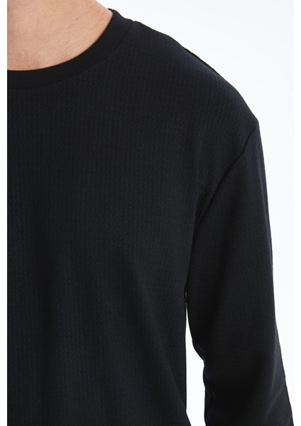 Yeni Sezon Bisiklet Yaka Uzun Kollu Erkek Sweatshirt modelleri