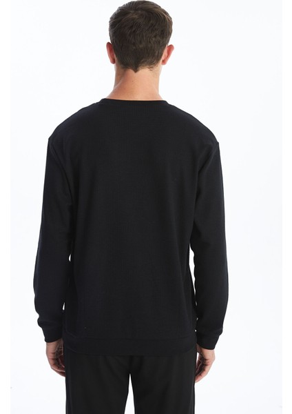 Yeni Sezon Bisiklet Yaka Uzun Kollu Erkek Sweatshirt fırsatları