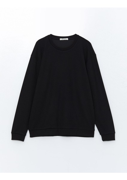 Yeni Sezon Bisiklet Yaka Uzun Kollu Erkek Sweatshirt indirimleri