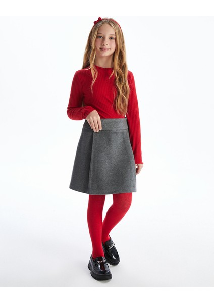 Yeni Sezon Beli Lastikli Kız Çocuk Etek