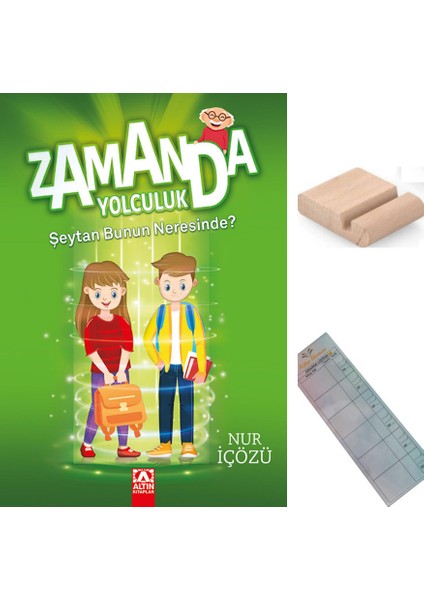 Zamanda Yolculuk -Şeytan Bunun Neresinde/ Nur Içözü / /4. Sınıf / 9-10 Yaş Hikaye +Tablet Tutucu