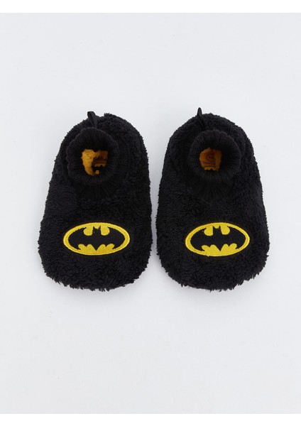 Yeni Sezon Batman Nakışlı Erkek Çocuk Ev Ayakkabısı modelleri