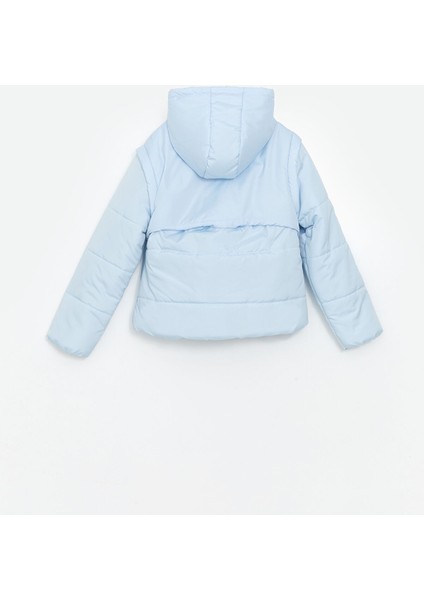 Yeni Sezon Kapüşonlu Kız Çocuk Mont fırsatları