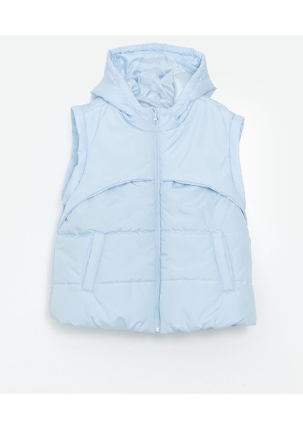 Yeni Sezon Kapüşonlu Kız Çocuk Mont indirimleri