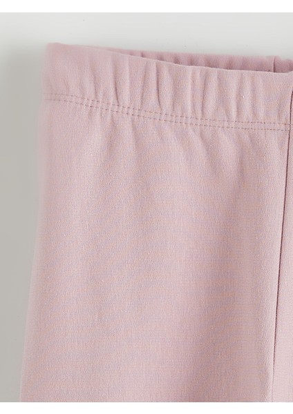 Yeni Sezon Beli Lastikli Kız Çocuk Tayt 2'li modelleri