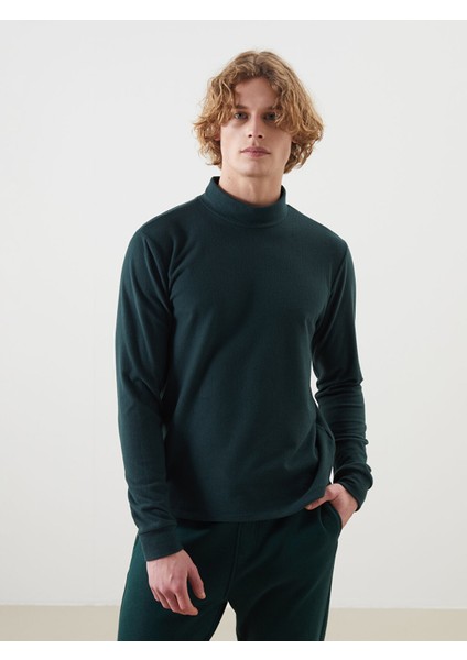 Yeni Sezon Dik Yaka Erkek Sweatshirt