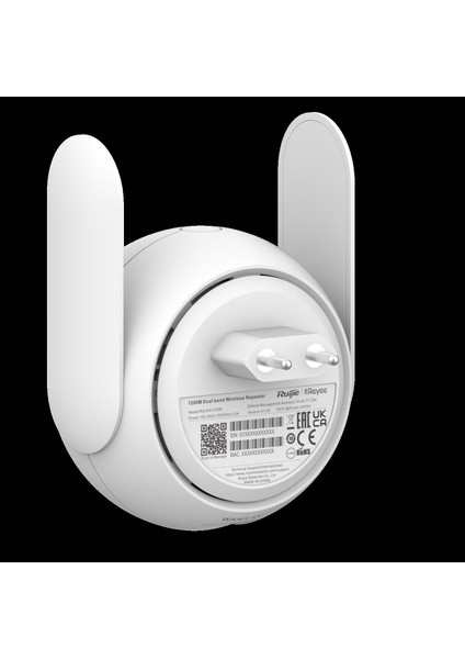 Ruıjıe Reyee RG-EW1200R 867MBPS 1port 10/100 Ethernet 2 Anten 2.4/5ghz Priz Tipi Access Poınt/router/extender