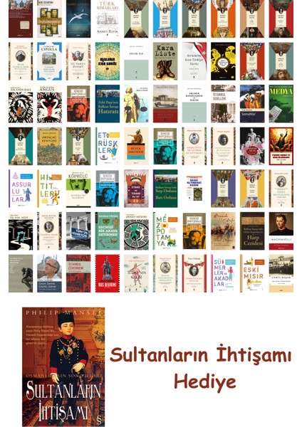 70 Kitaplık Tarih Seti + Sultanların Ihtişamı