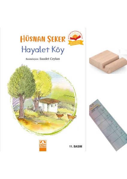 Hayalet Köy / Hüsnan Şeker / 4. Sınıf / 9-10 Yaş Hikaye +Tablet Tutucu
