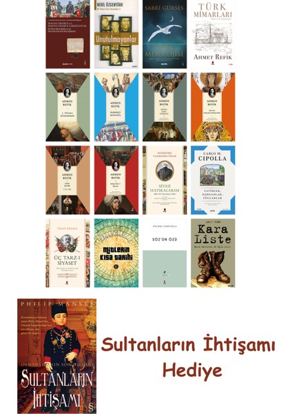 16 Kitaplık Tarih Seti + Sultanların Ihtişamı