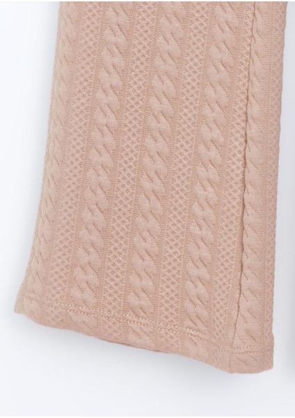 Yeni Sezon Beli Lastikli Kız Çocuk Dokulu Tayt fiyatları