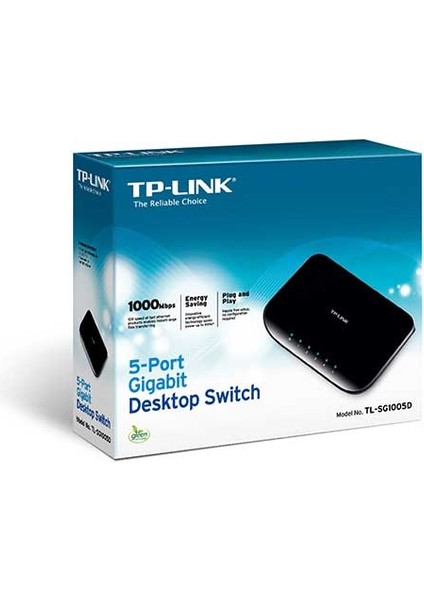 Tp-Lınk TL-SG1005D 5 Port 10/100/1000 Yonetılemez Desktop Swıtch