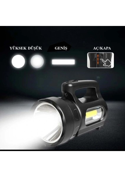 Profesyonel Ultra Güçlü LED El Feneri - Yüksek Performanslı 900 Lümen Aydınlatma fiyatları