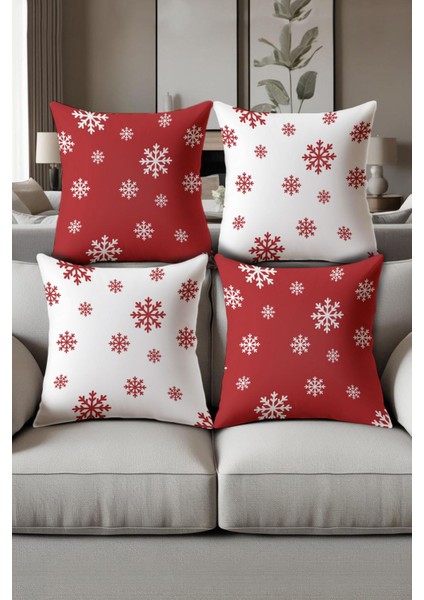 Dijital Baskılı Yumuşak Dokulu 4’lü Kırlent Kılıfı Takımı (43X43 Cm) KRL0051