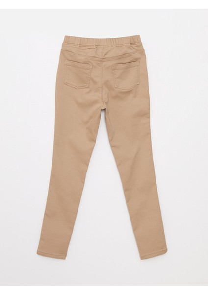 Yeni Sezon Beli Lastikli Basic Gabardin Kız Çocuk Pantolon fiyatları