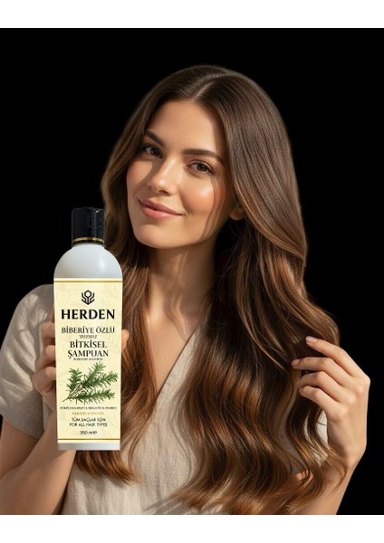 Biberiye Özlü Tuzsuz Bitkisel Şampuan 350 ml Tüm Saçlar Için