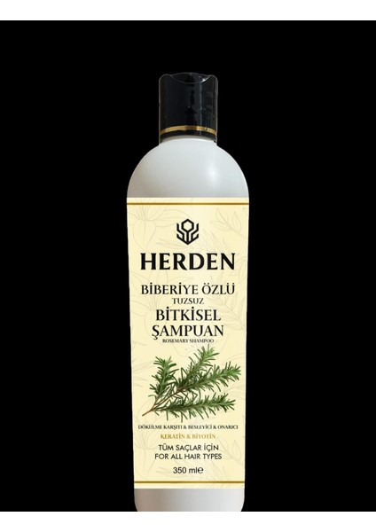 Biberiye Özlü Tuzsuz Bitkisel Şampuan 350 ml Tüm Saçlar Için fiyatları