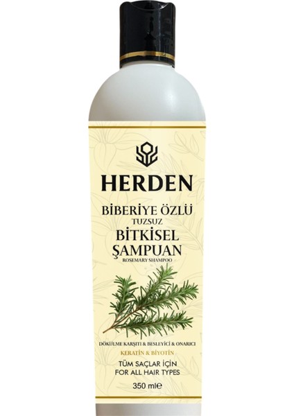 Biberiye Özlü Tuzsuz Bitkisel Şampuan 350 ml Tüm Saçlar Için modelleri