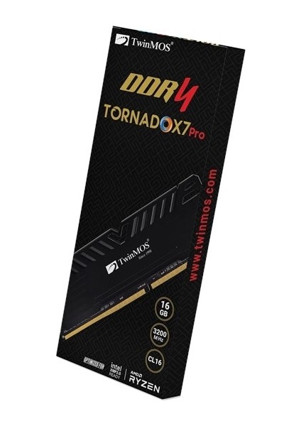 Twınmos 16GB 3200MHZ Ddr4 Tornadox7 Soğutuculu TMD416GB3200D16BKX7P Pc Ram modelleri