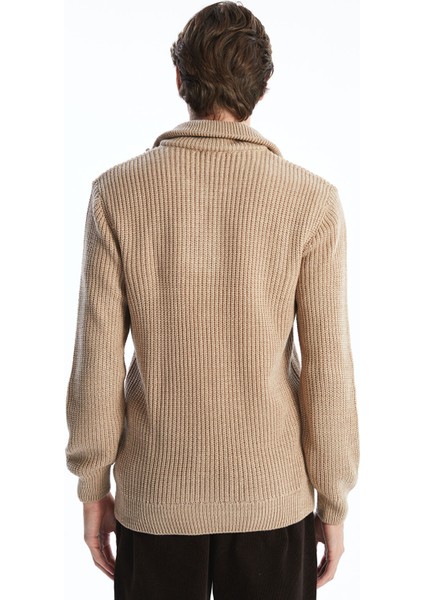 Yeni Sezon Dik Yaka Uzun Kollu Erkek Triko Kazak fırsatları