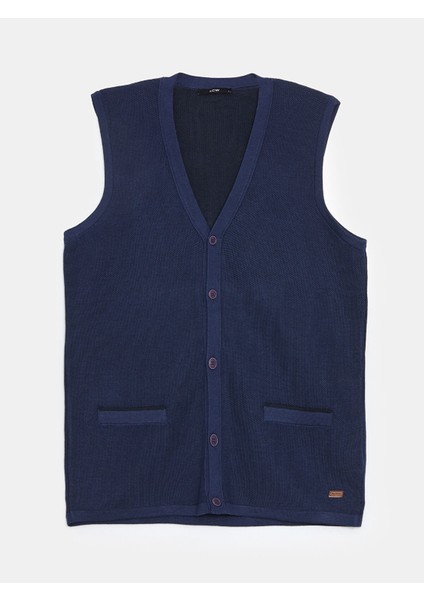 Yeni Sezon Standart Kalıp V Yaka Erkek Triko Yelek indirimleri