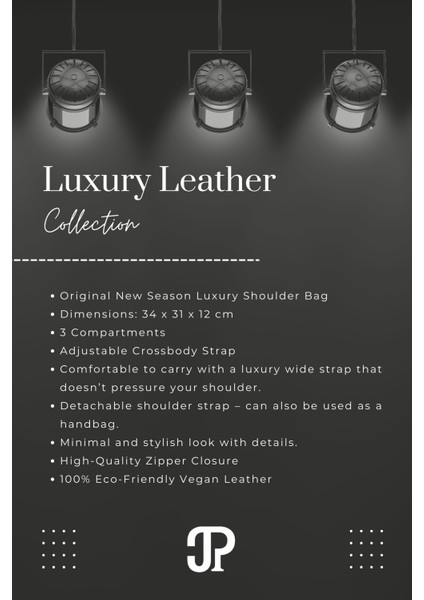 Orijinal Just Polo Collection 3 Bölmeli Lüks Yumuşak Deri Ayarlanabilir Çapraz Askılı Omuz Çantası modelleri