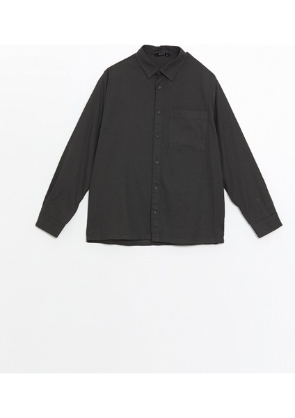 Yeni Sezon Regular Fit Uzun Kollu Poplin Erkek Gömlek indirimleri