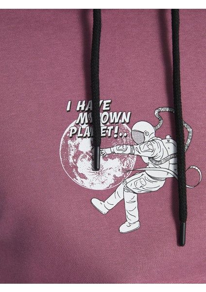 Yeni Sezon Uzun Kollu Baskılı Erkek Kalın Hoodie fırsatları