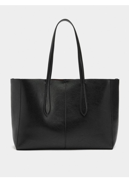 Düz Shopper Çanta