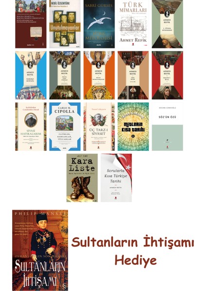 17 Kitaplık Tarih Seti + Sultanların Ihtişamı