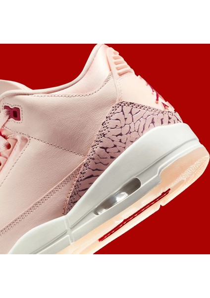 Jordan 3 Retro Valentine's Day Pembe Kadın Sneaker Ayakkabı - Air Taban ve Şık Tasarım -HJ0178-600