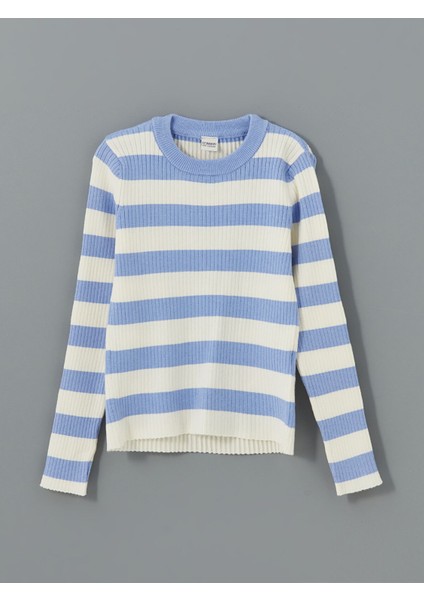 Yeni Sezon Bisiklet Yaka Kız Çocuk Triko Kazak