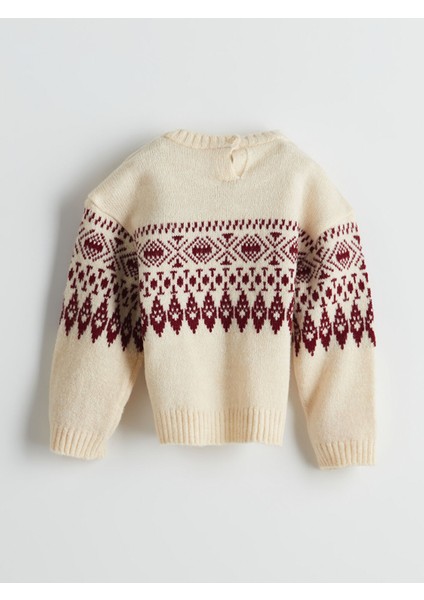 Yeni Sezon Bisiklet Yaka Kız Çocuk Triko Kazak fiyatları