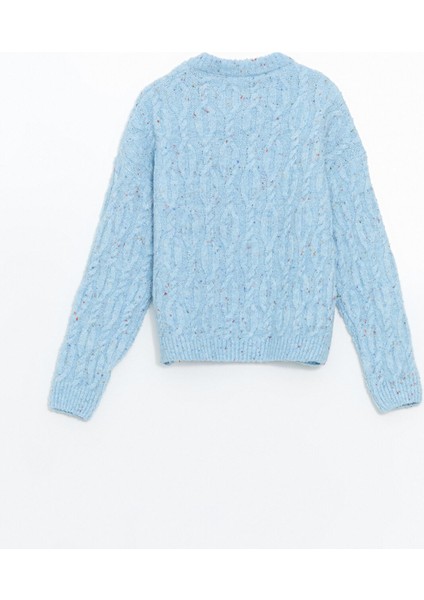 Yeni Sezon Bisiklet Yaka Kız Çocuk Triko Kazak modelleri