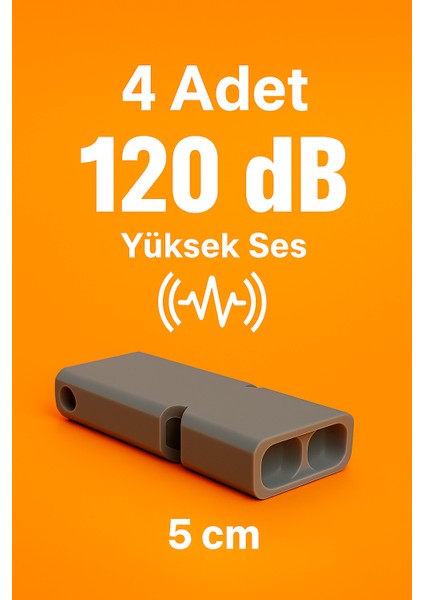 120 Db Mini Deprem Acil Durum Düdüğü – 4 Adet | Yüksek Sesli Güvenlik Düdüğü | Spor, Kamp, Arama Kurtarma, Acil Kullanım fiyatları