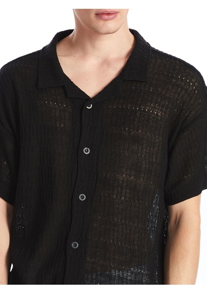 Yeni Sezon Regular Fit Kısa Kollu Erkek Gömlek modelleri