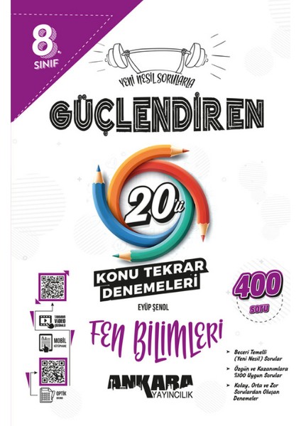 Nartest ve Ankara 8.sınıf (Lgs) Fen Bilimleri Güçlendiren Branş Denemeleri + 1 Lgs Deneme Hediyeli modelleri