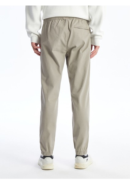 Yeni Sezon Standart Kalıp Gabardin Erkek Jogger Pantolon fırsatları