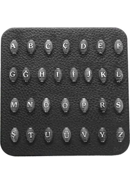 Isme Özel Arpa Kesim 925 Ayar Gümüş Harf Tanesi fiyatları