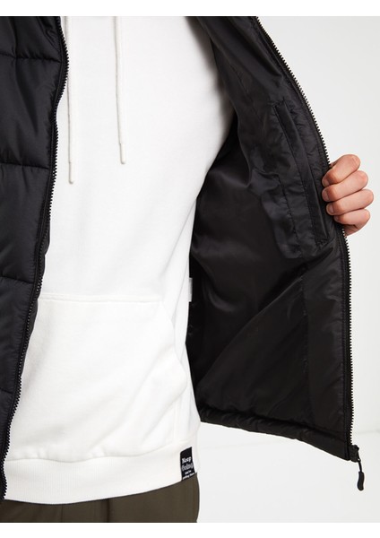 Yeni Sezon Standart Kalıp Dik Yaka Erkek Şişme Yelek fırsatları