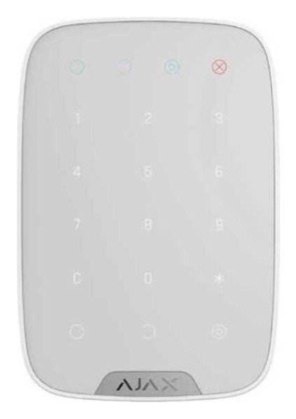 Ajax Keypad Plus Kablosuz Beyaz Tuş Takımı