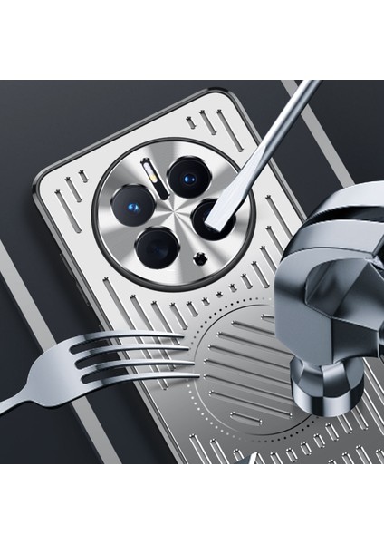 Huawei Mate 50 Pro Kılıfı, Manyetik Metal Isı Dağıtıcı Koruyucu Kılıf-Siyah (Yurt Dışından) indirimleri