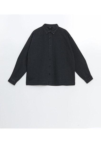 Yeni Sezon Rahat Kalıp Uzun Kollu Gabardin Erkek Gömlek Ceket indirimleri