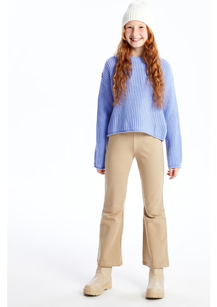 Yeni Sezon Bisiklet Yaka Uzun Kollu Kız Çocuk Triko Kazak fiyatları