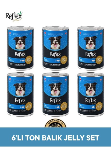 Plus Köpek Maması 6'lı Ton Balık Jelly Set
