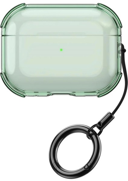 Apple Airpods Pro 3. Nesil ile Uyumlu Kılıf Antishocklu Şeffaf Silikon Showy Case