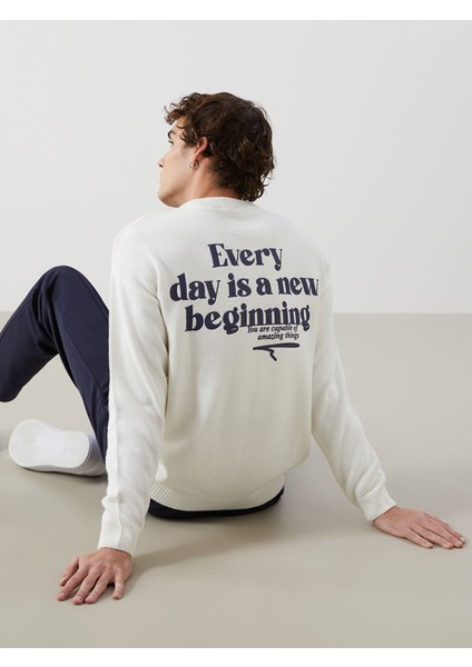 Yeni Sezon Bisiklet Yaka Erkek Triko Kazak